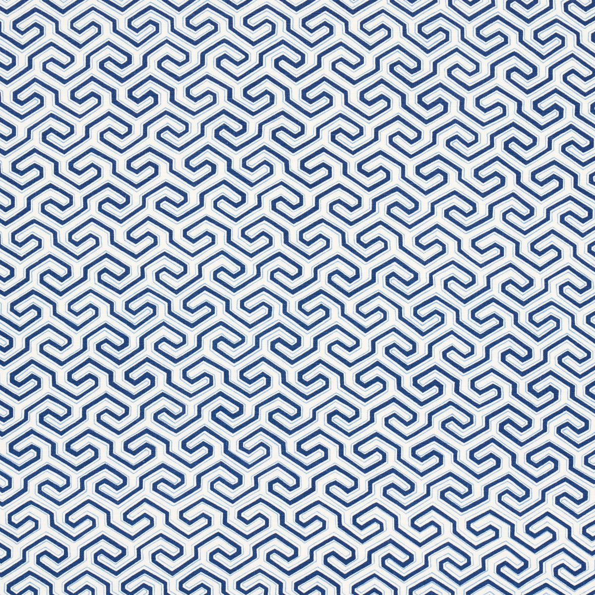 MING FRET PRINT BLUE