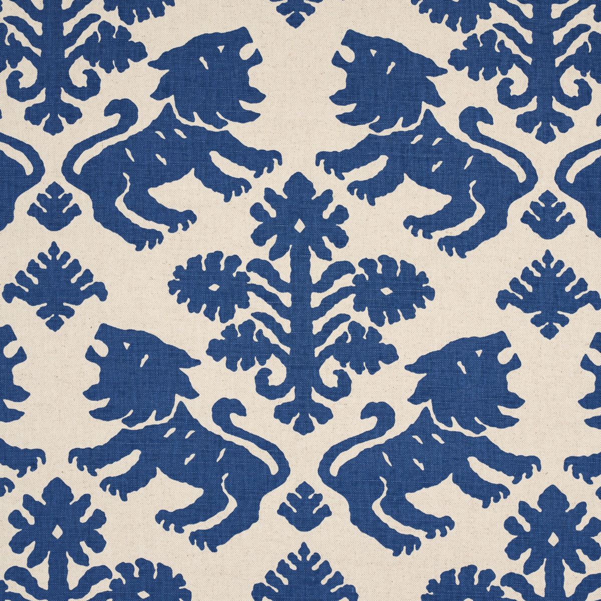 Schumacher REGALIA NAVY Fabric | Atlanta Fabrics