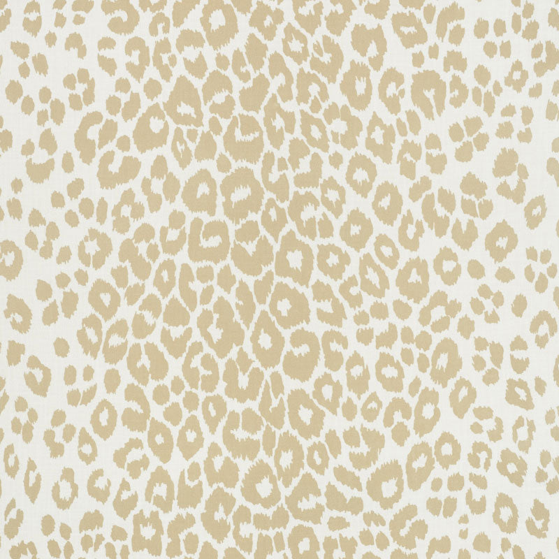 Schumacher ICONIC LEOPARD INDOOR/OUTDOOR LINEN Fabric | Atlanta Fabrics