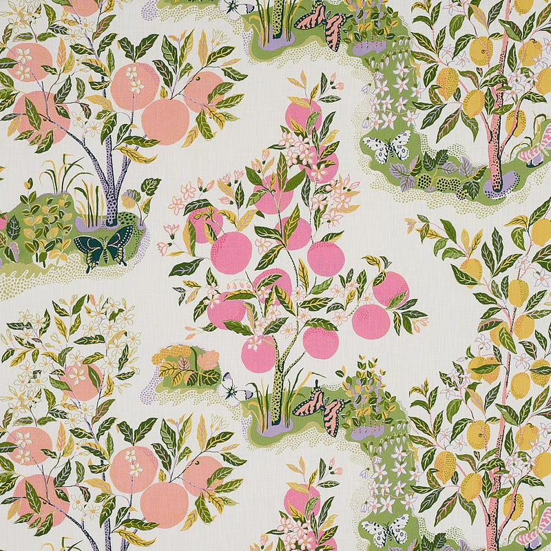 Schumacher CITRUS GARDEN INDOOR/OUTDOOR GARDEN Fabric | Atlanta Fabrics
