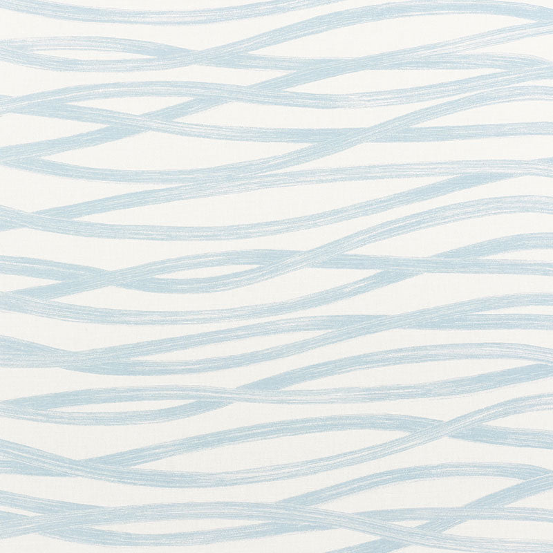 Schumacher BRUSHSTROKES SKY Fabric | Atlanta Fabrics