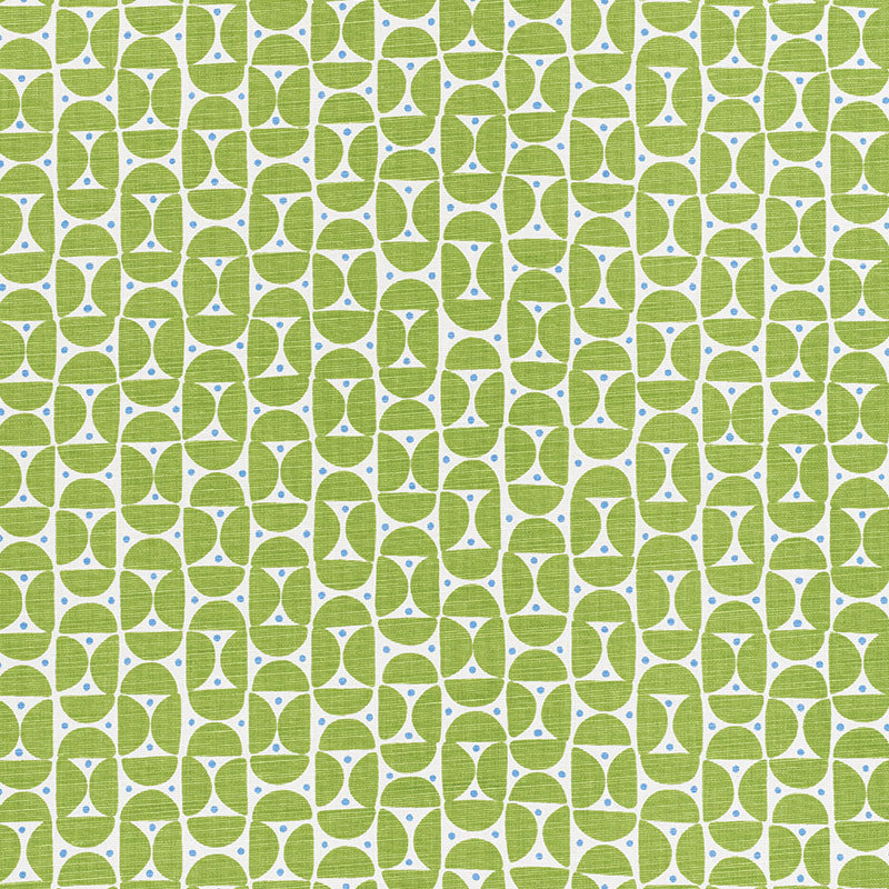 Schumacher MEZZA LUNA LEAF Fabric | Atlanta Fabrics