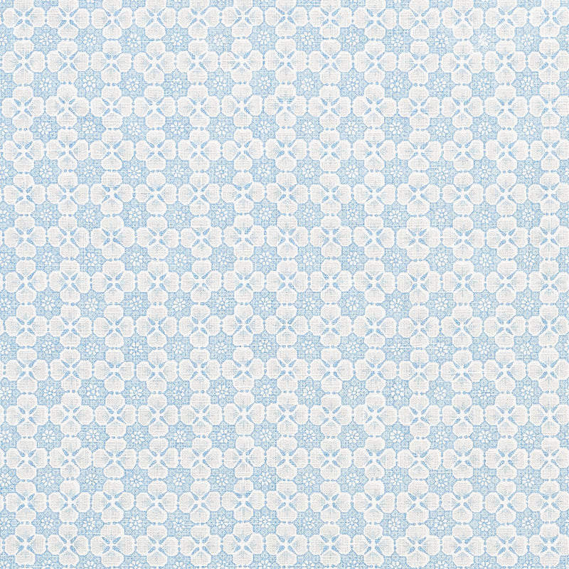 Schumacher PALISADES FLORET CHINA BLUE Fabric | Atlanta Fabrics