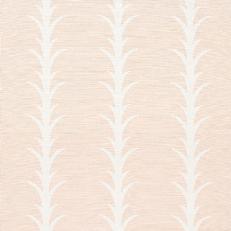 Schumacher ACANTHUS STRIPE BLUSH  | Atlanta Fabrics