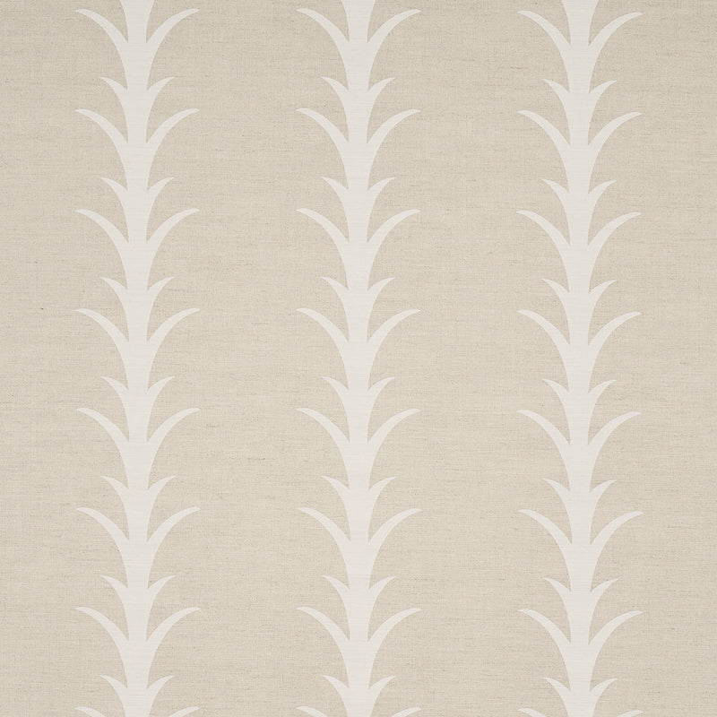 Schumacher ACANTHUS STRIPE NATURAL  | Atlanta Fabrics