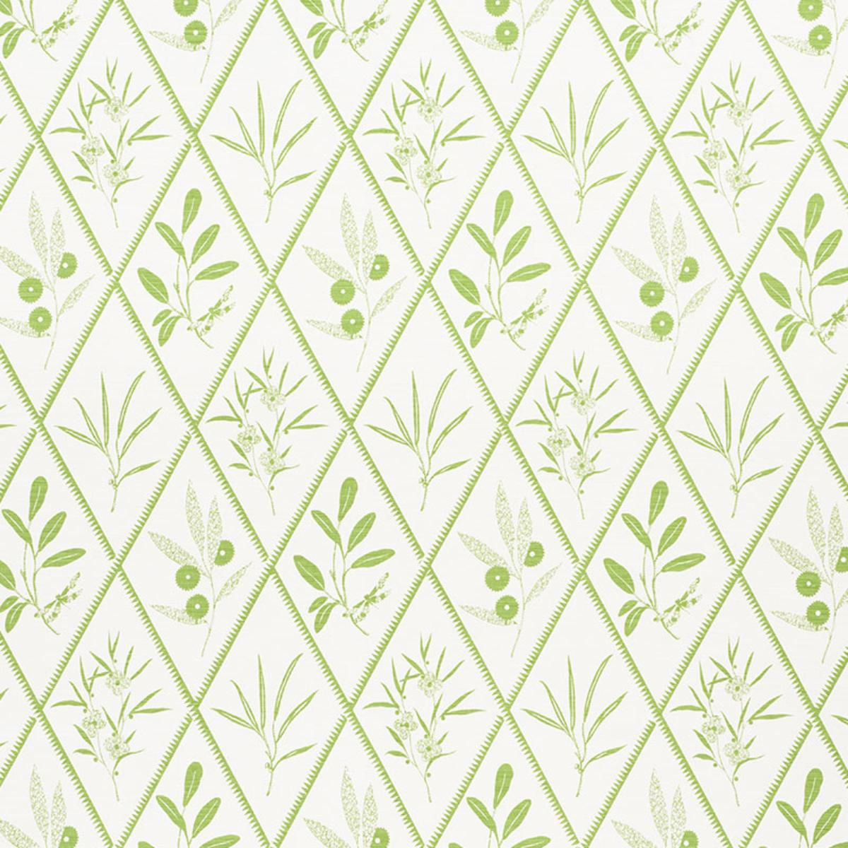 SCHUMACHER ENDIMIONE LEAF FABRIC | Atlanta Fabrics