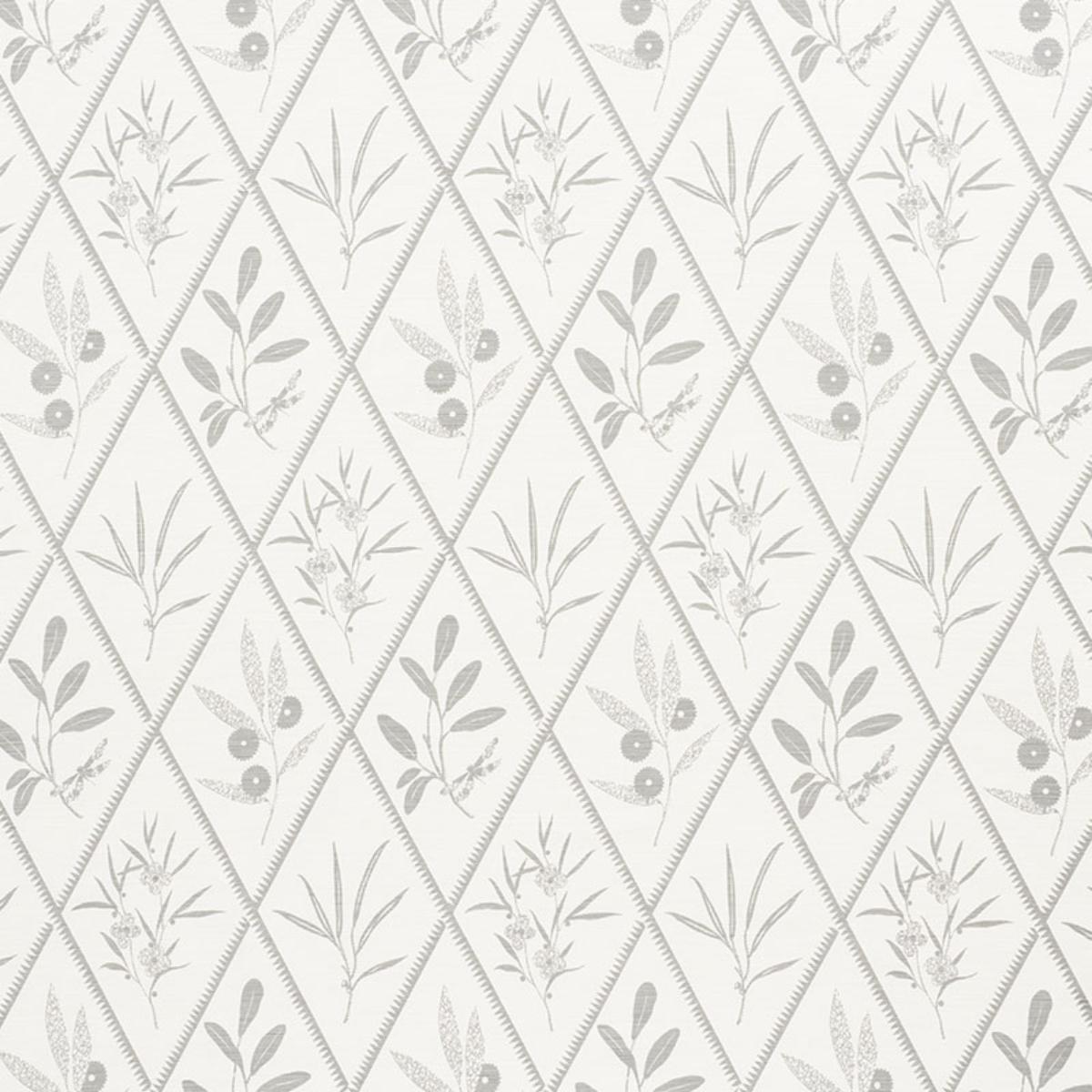 SCHUMACHER ENDIMIONE GREY FABRIC | Atlanta Fabrics