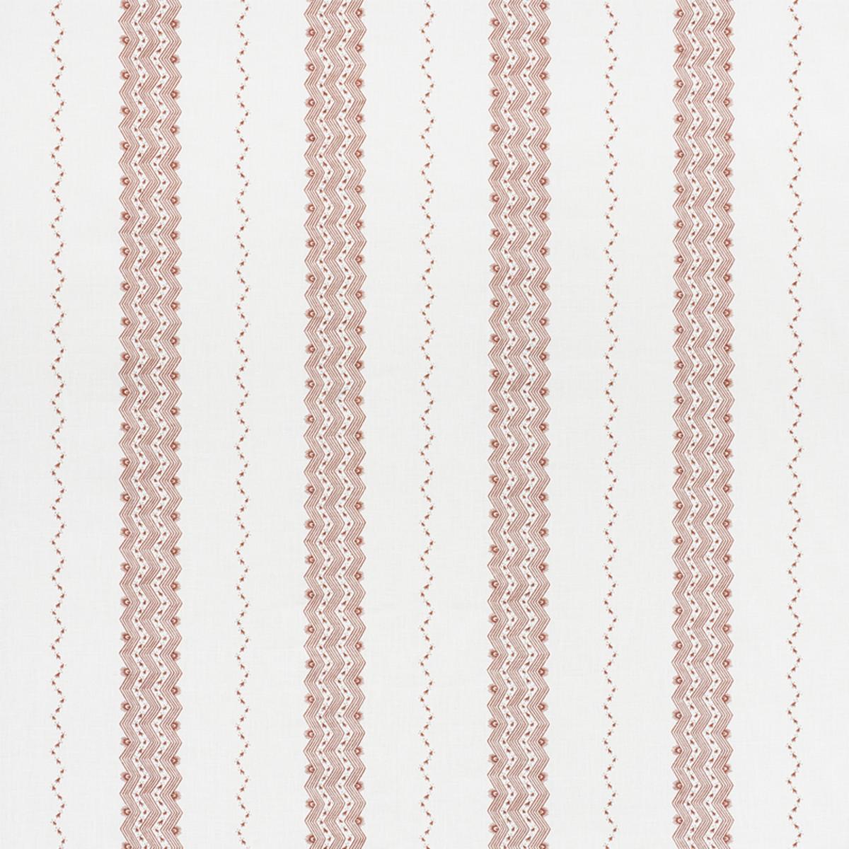 Schumacher Nauset Stripe Sienna Fabric | Atlanta Fabrics