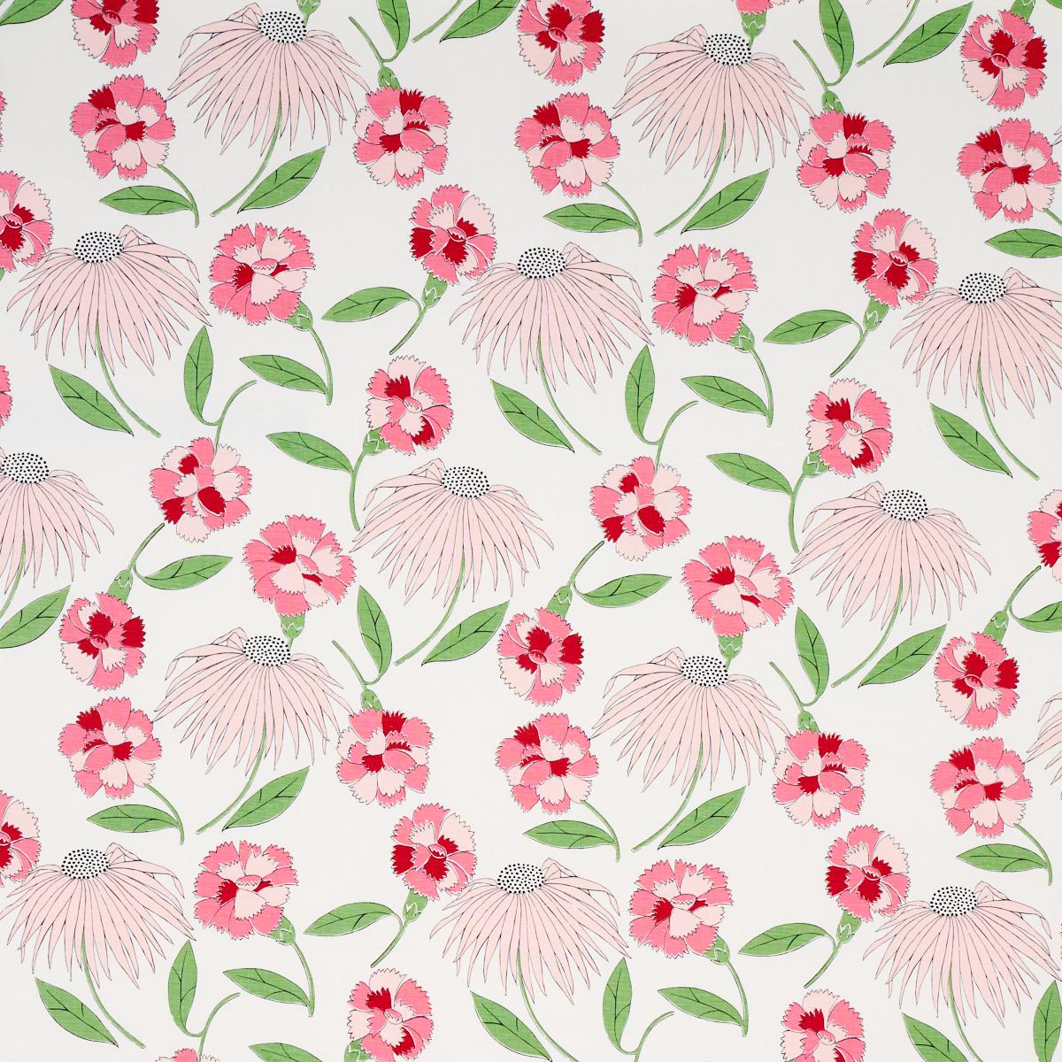 SCHUMACHER BOUQUET TOSS PEPPER BERRY FABRIC | Atlanta Fabrics