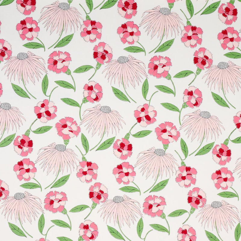 SCHUMACHER BOUQUET TOSS PEPPER BERRY FABRIC | Atlanta Fabrics
