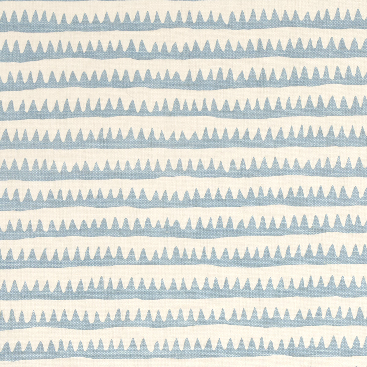 Schumacher CORFU HAND PRINTED STRIPE SKY Fabric | Atlanta Fabrics