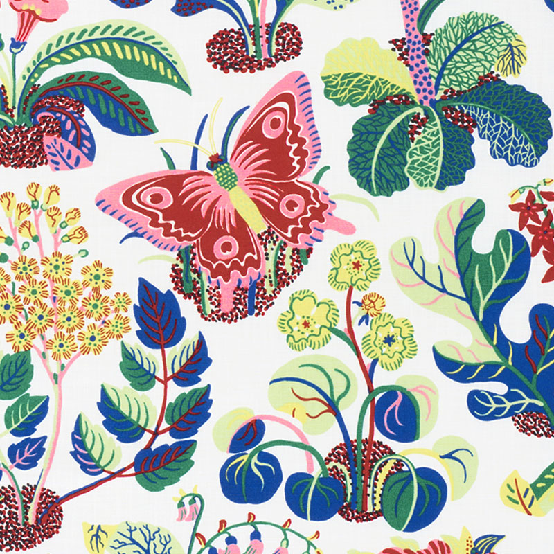 Schumacher EXOTIC BUTTERFLY INDOOR/OUTDOOR SPRING Fabric | Atlanta Fabrics