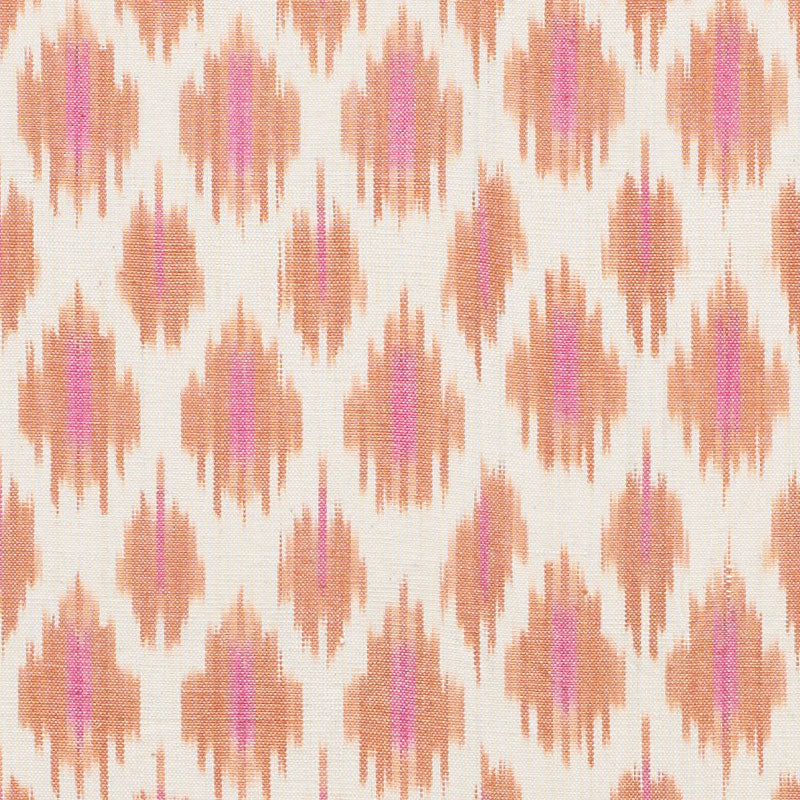 Schumacher PRESIDIO IKAT ORANGE Fabric | Atlanta Fabrics