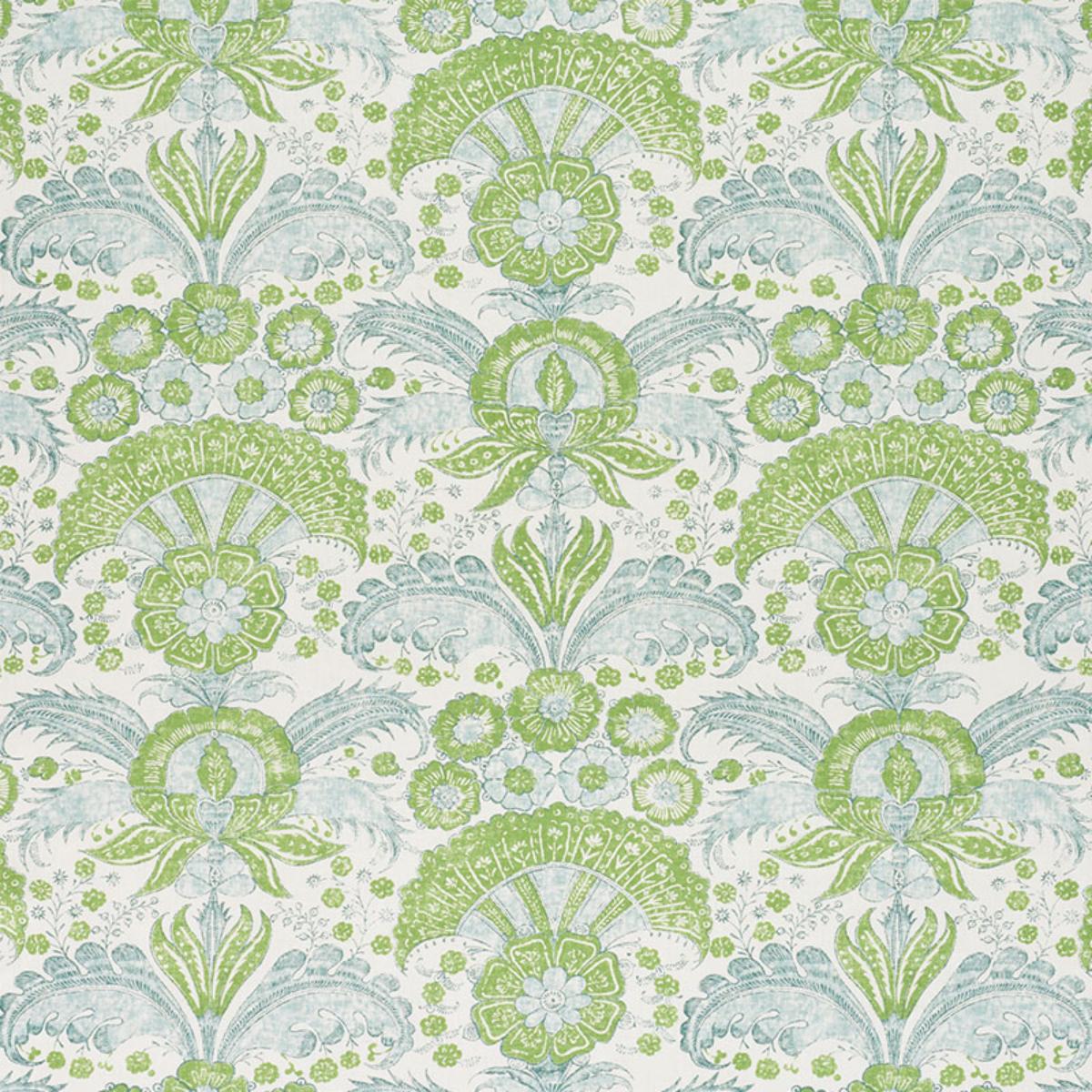 SCHUMACHER CALICUT LEAF FABRIC | Atlanta Fabrics