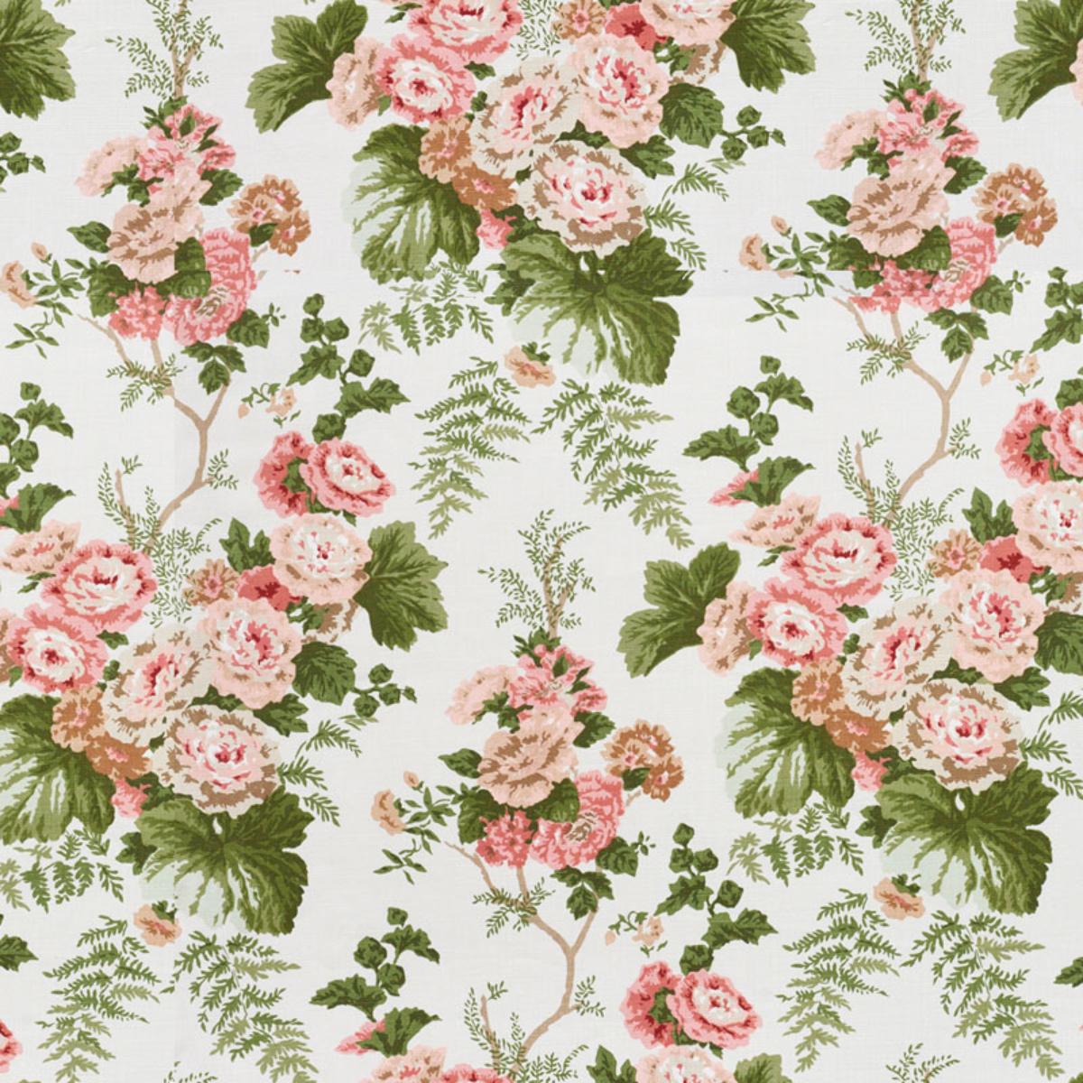 Schumacher WYCOMBE PARK PINK Fabric | Atlanta Fabrics