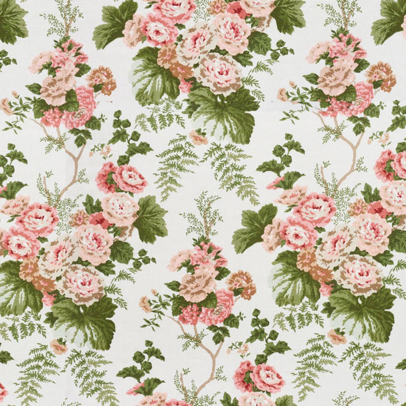 Schumacher WYCOMBE PARK PINK Fabric | Atlanta Fabrics