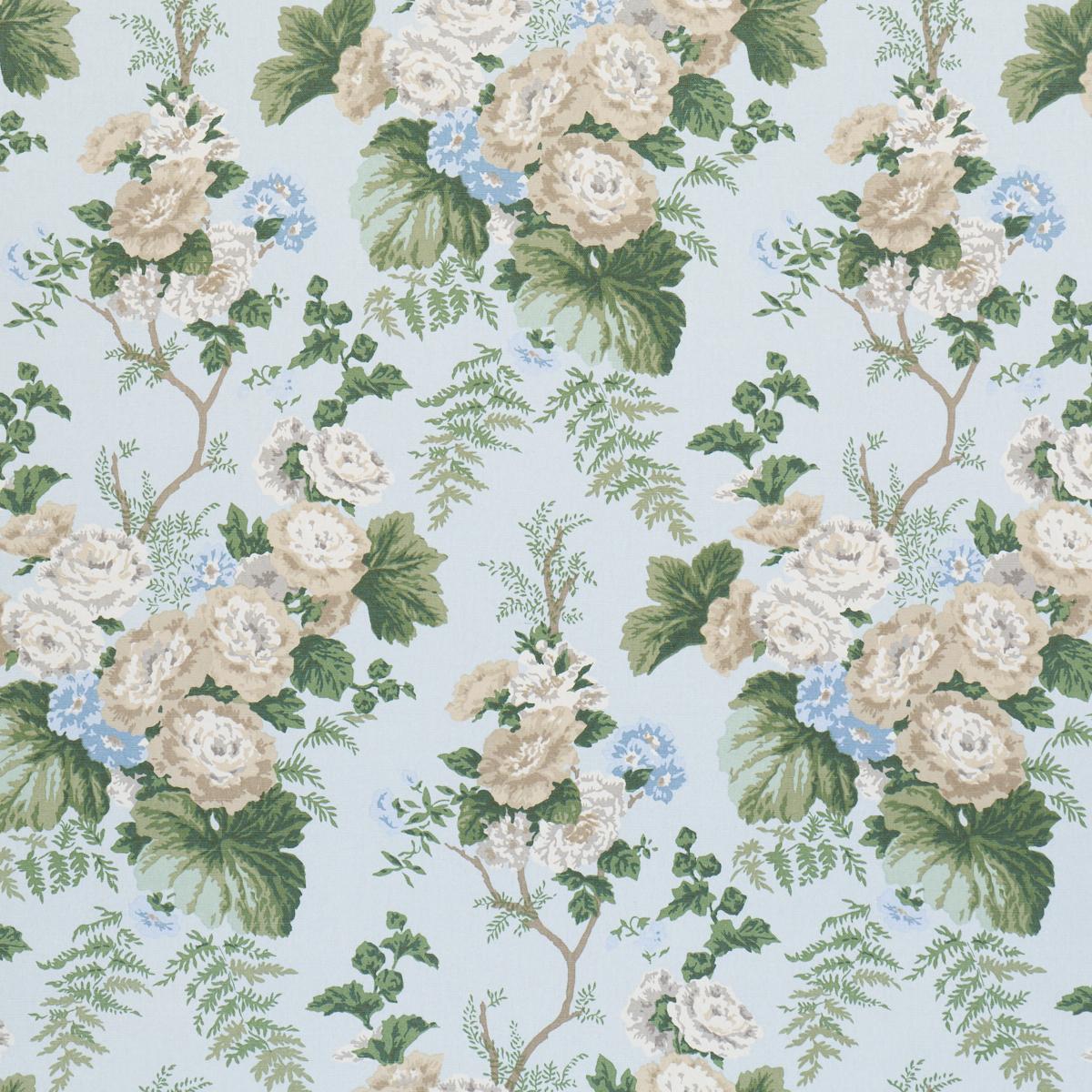 Schumacher WYCOMBE PARK SKY Fabric | Atlanta Fabrics