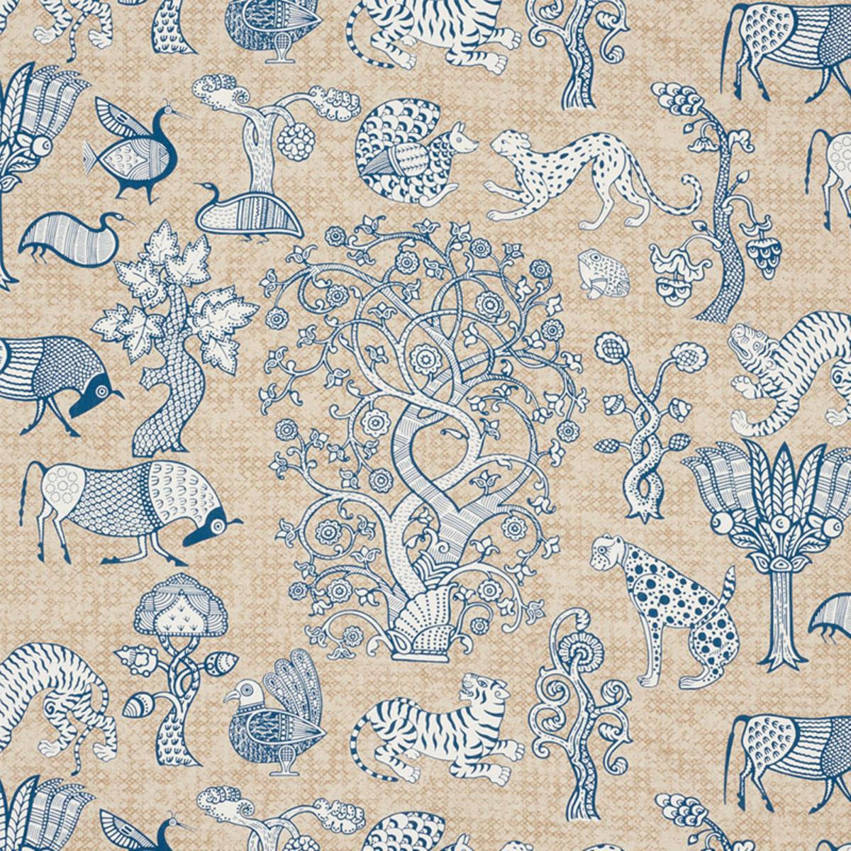 ANIMALIA BLUE & NATURAL