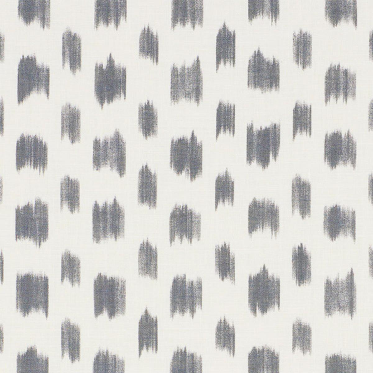 Schumacher IZMIR IKAT BLACK Fabric | Atlanta Fabrics