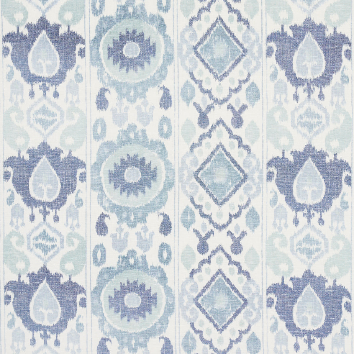 Schumacher ELIZIA IKAT MINERAL AND INDIGO Fabric | Atlanta Fabrics