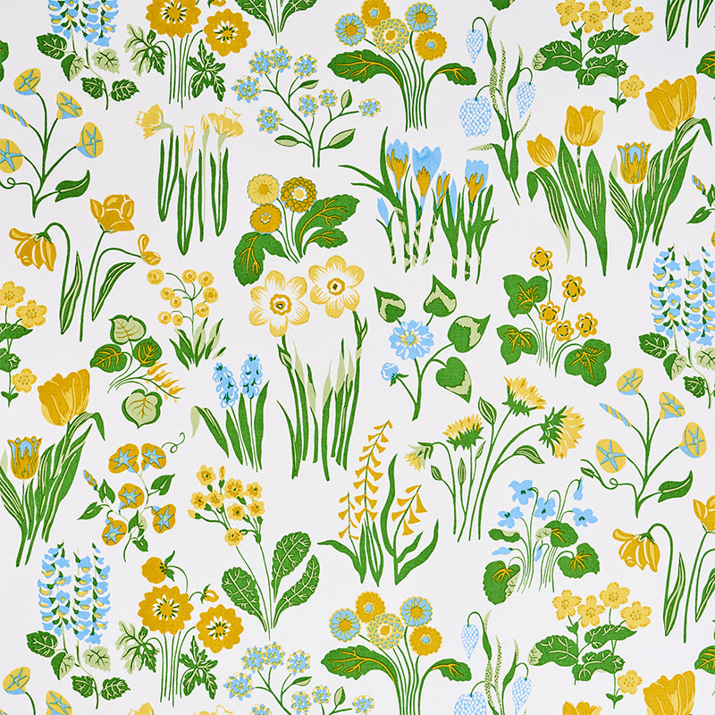 Schumacher CARLY SKY Fabric | Atlanta Fabrics