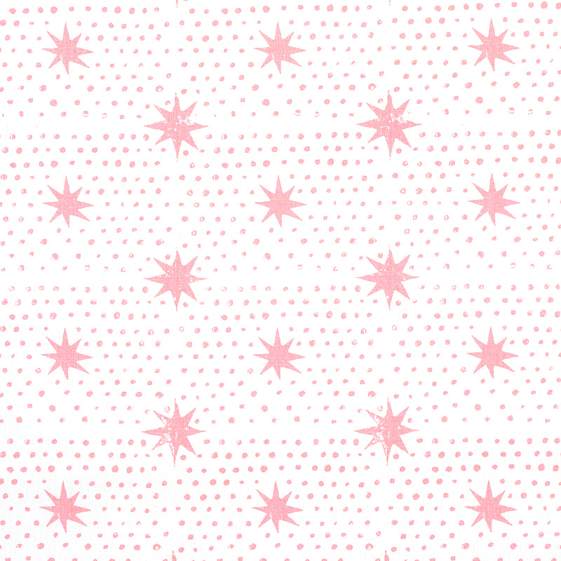 Schumacher SPOT & STAR PINK Fabric | Atlanta Fabrics