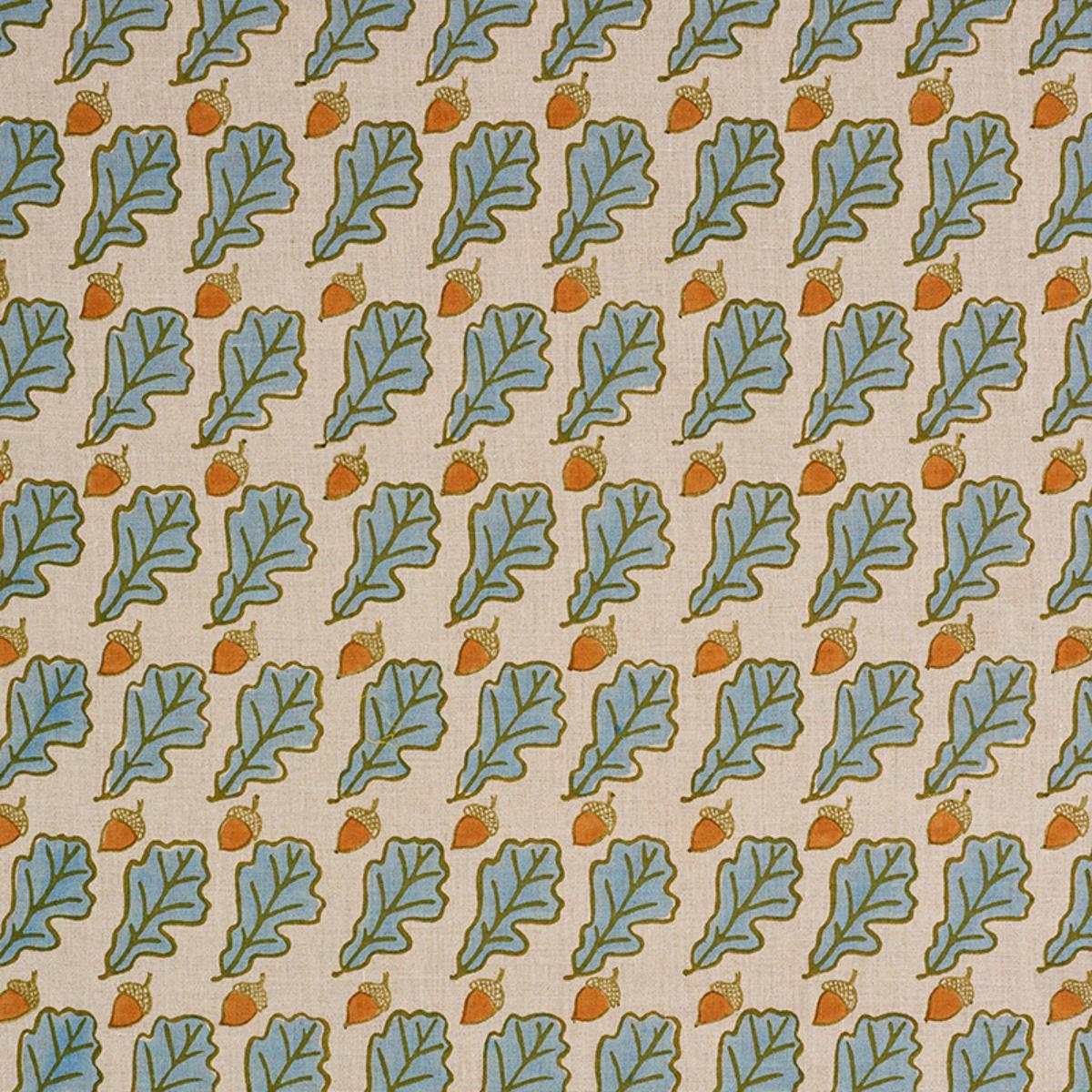 OAK HAND BLOCK PRINT BLUE