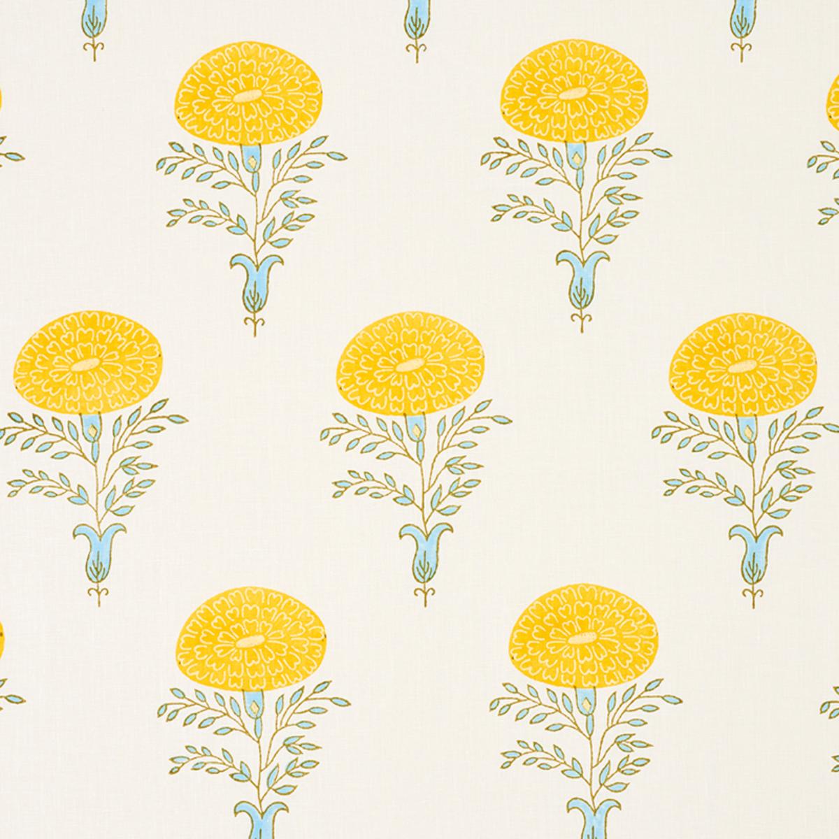 MARIGOLD HAND BLOCK PRINT YELLOW