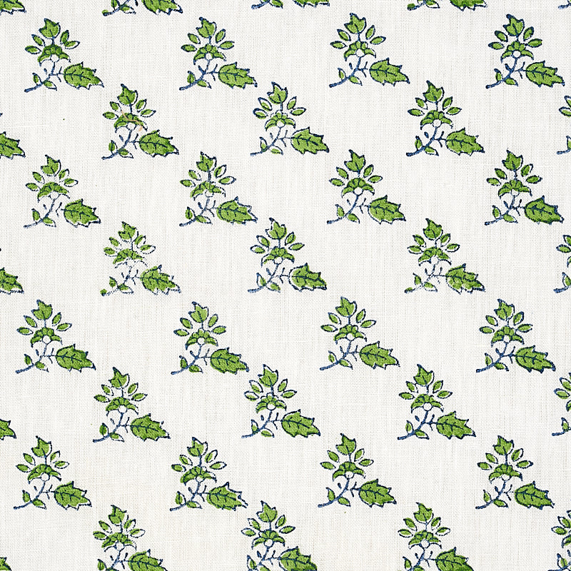 TORBAY HAND BLOCKED PRINT GREEN