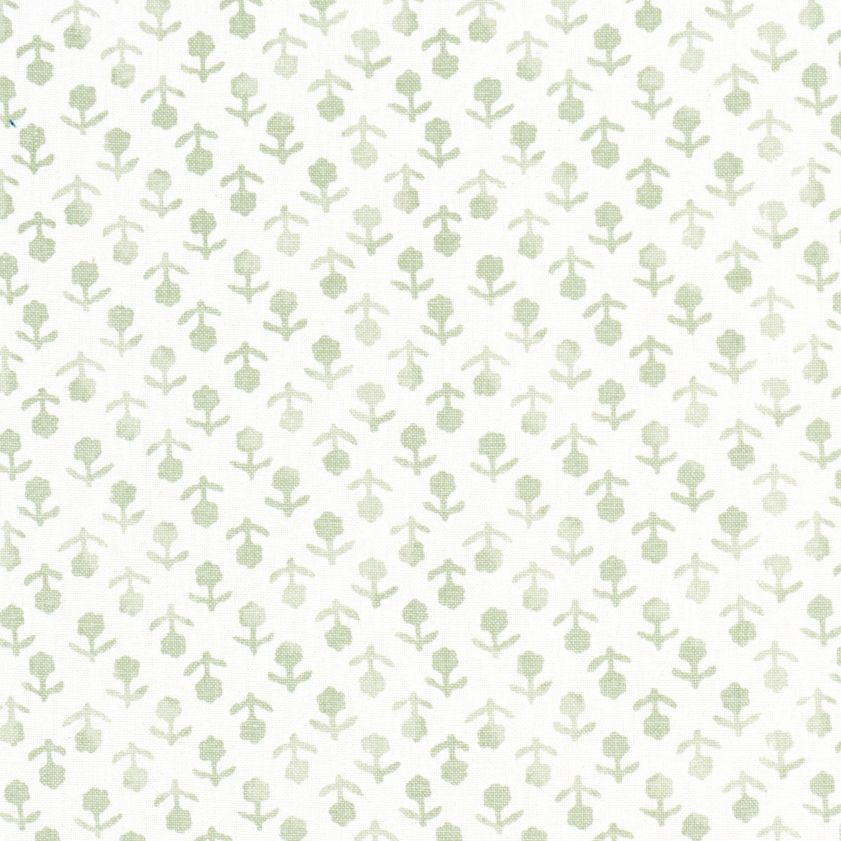 Schumacher BEATRIZ HANDPRINT SAGE Fabric | Atlanta Fabrics