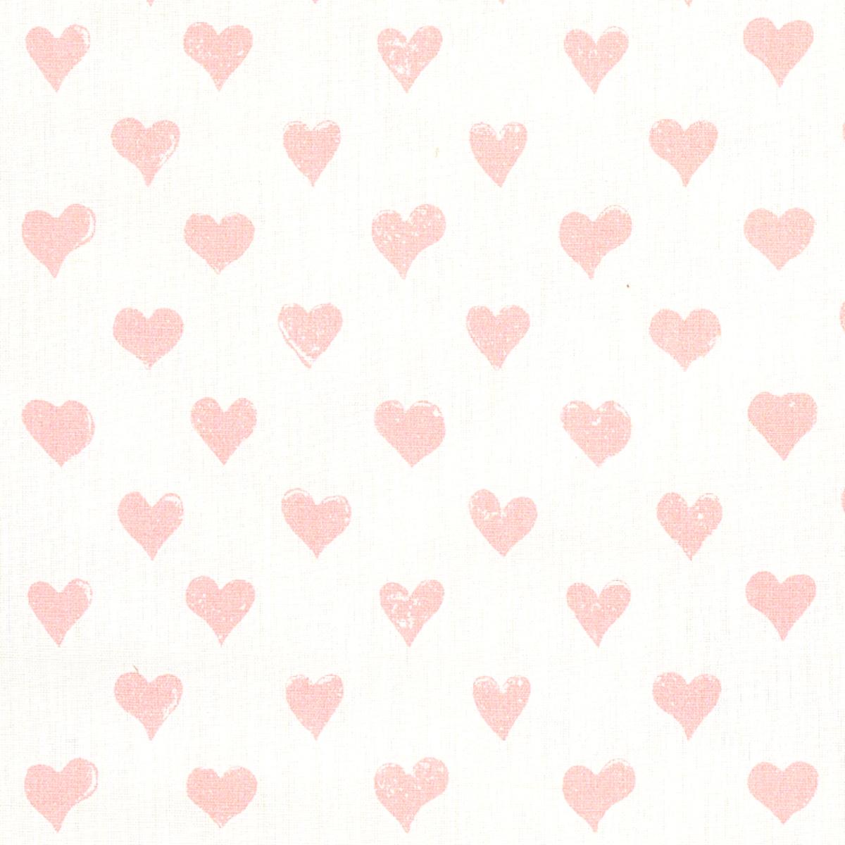 Schumacher HEARTS PINK Fabric | Atlanta Fabrics