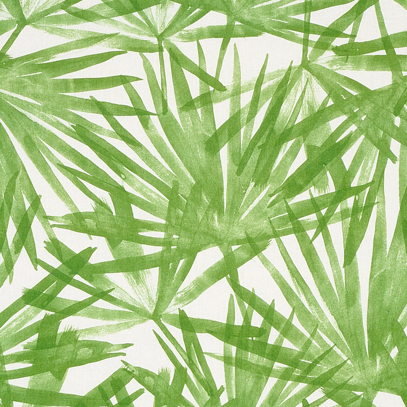 SUNLIT PALM LINEN GREEN