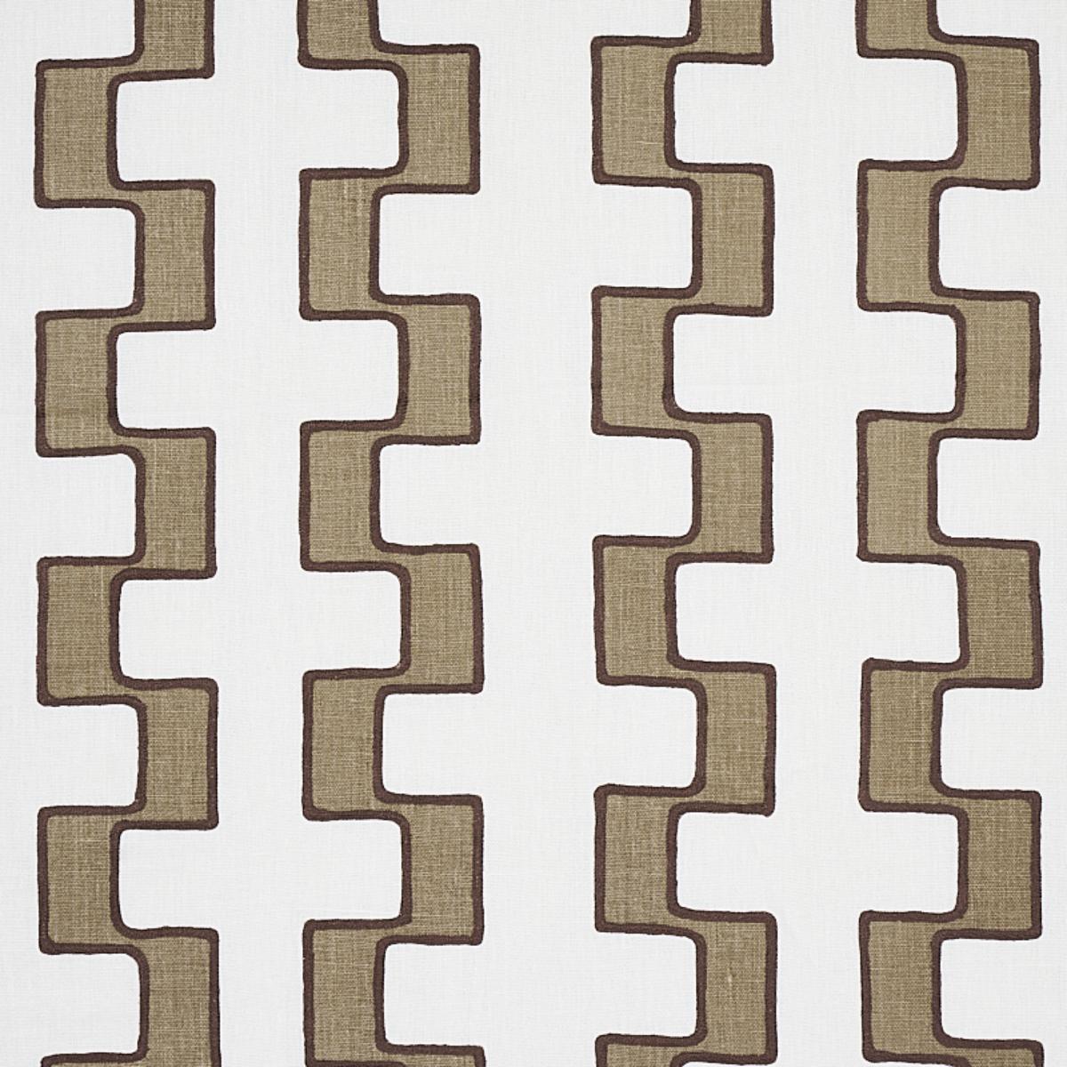 DIXON EMBROIDERED PRINT LINEN NEUTRAL
