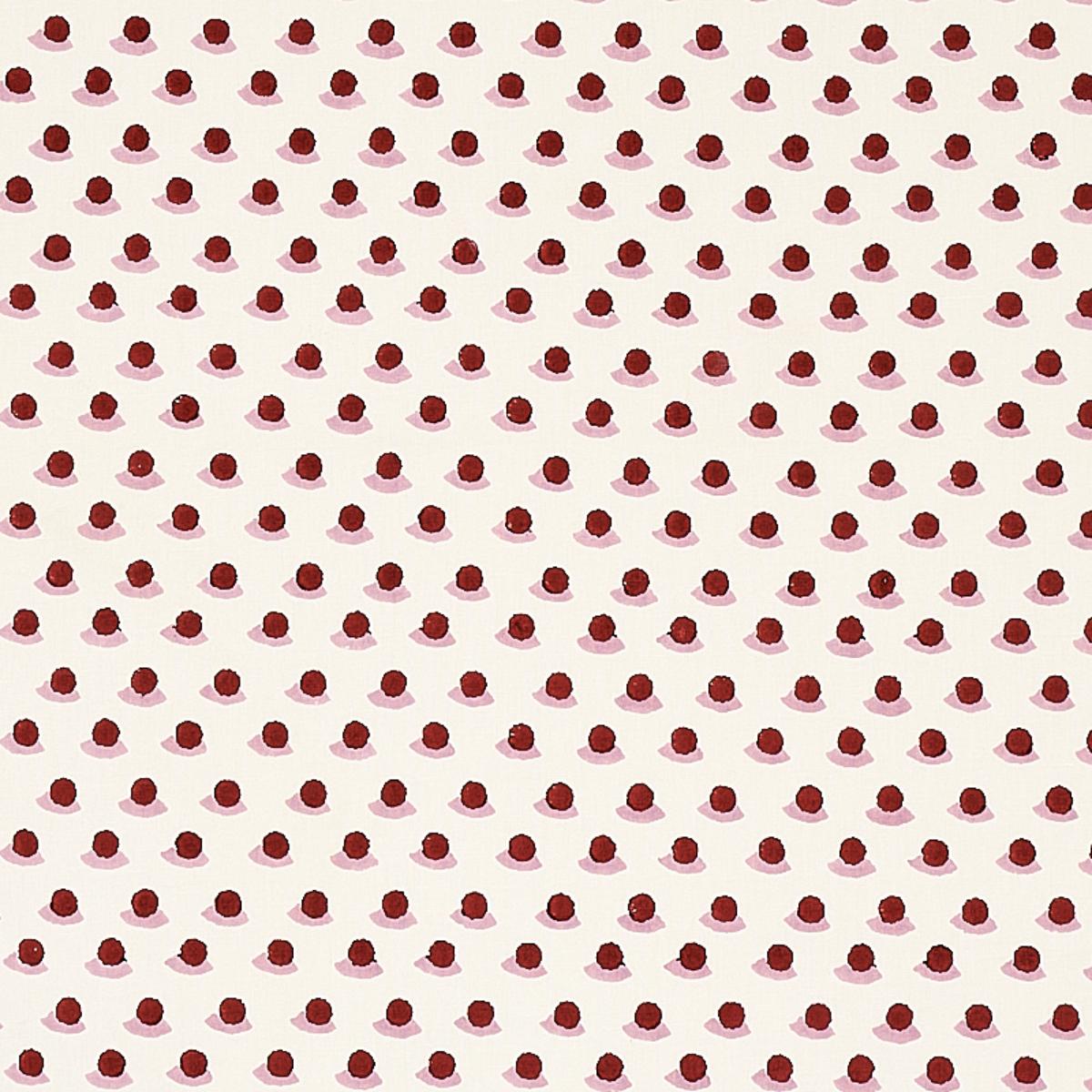 Schumacher BERRY HAND BLOCK PRINT IRON & ROSE Fabric | Atlanta Fabrics