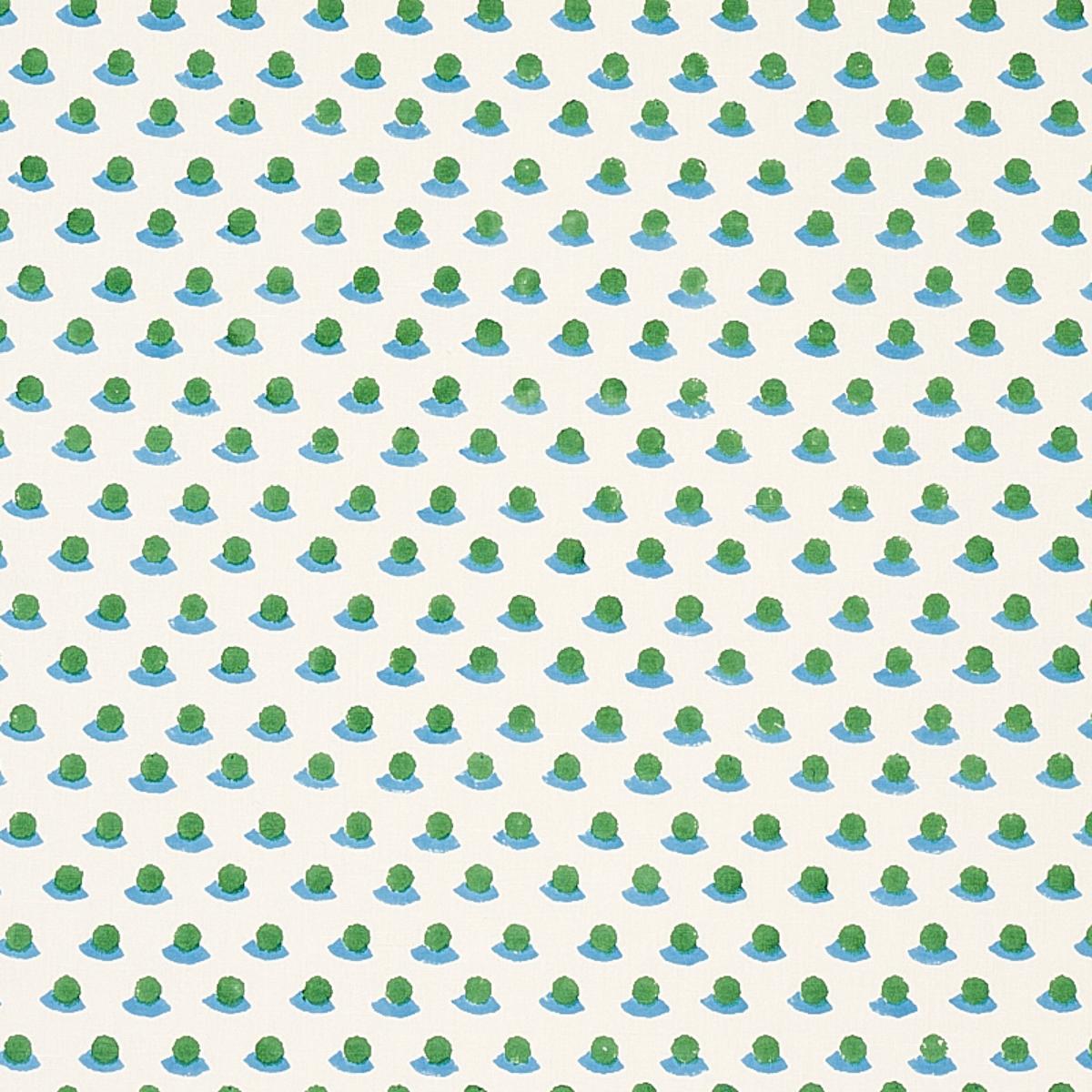 BERRY HAND BLOCK PRINT GRASS & SKY