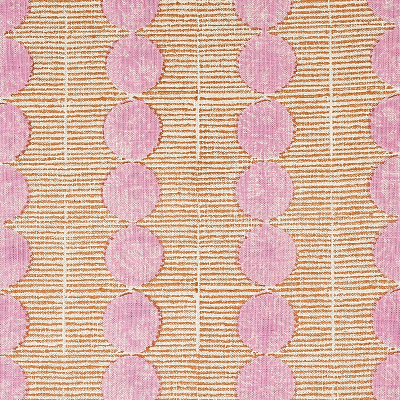 SUN RISE HAND BLOCK PRINT ROSE & COPPER