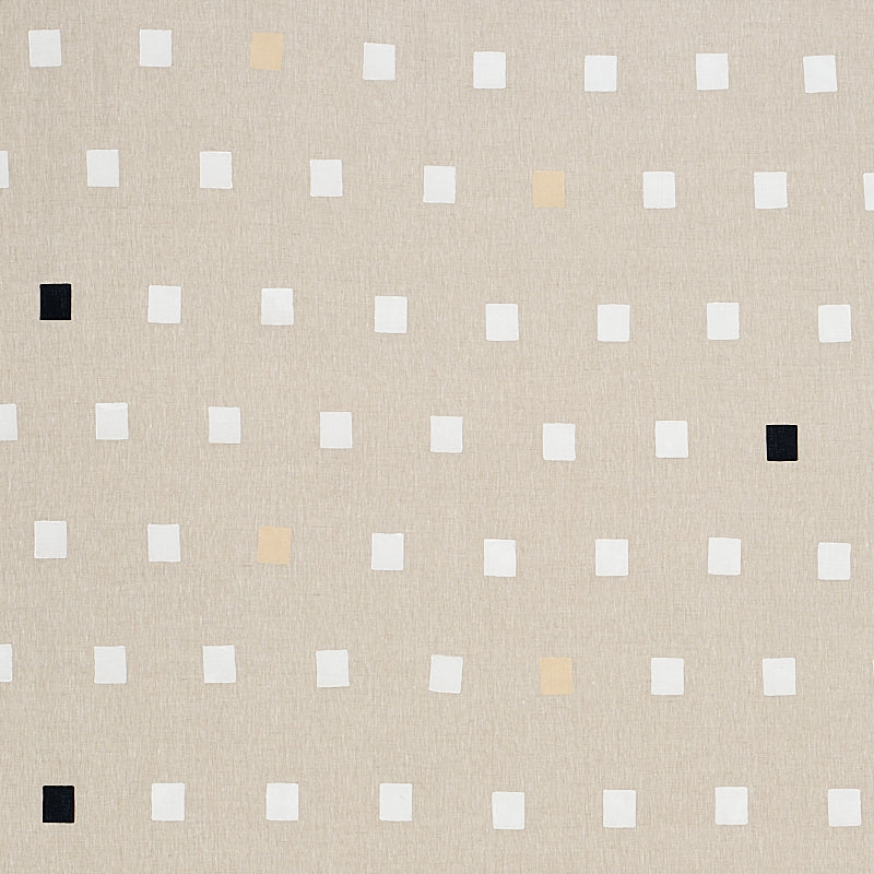 Schumacher INKWELL HAND BLOCK NATURAL Fabric | Atlanta Fabrics