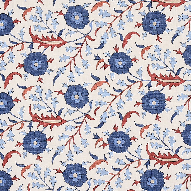 Schumacher FLORALIA PARCHMENT  | Atlanta Fabrics