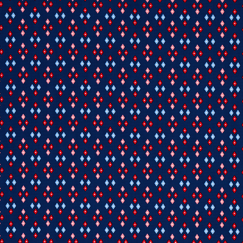 Schumacher ANASTASIA BLUE Fabric | Atlanta Fabrics