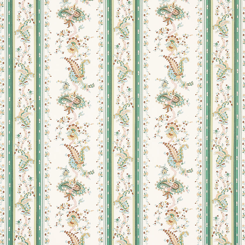 ELENA PAISLEY STRIPE GREEN