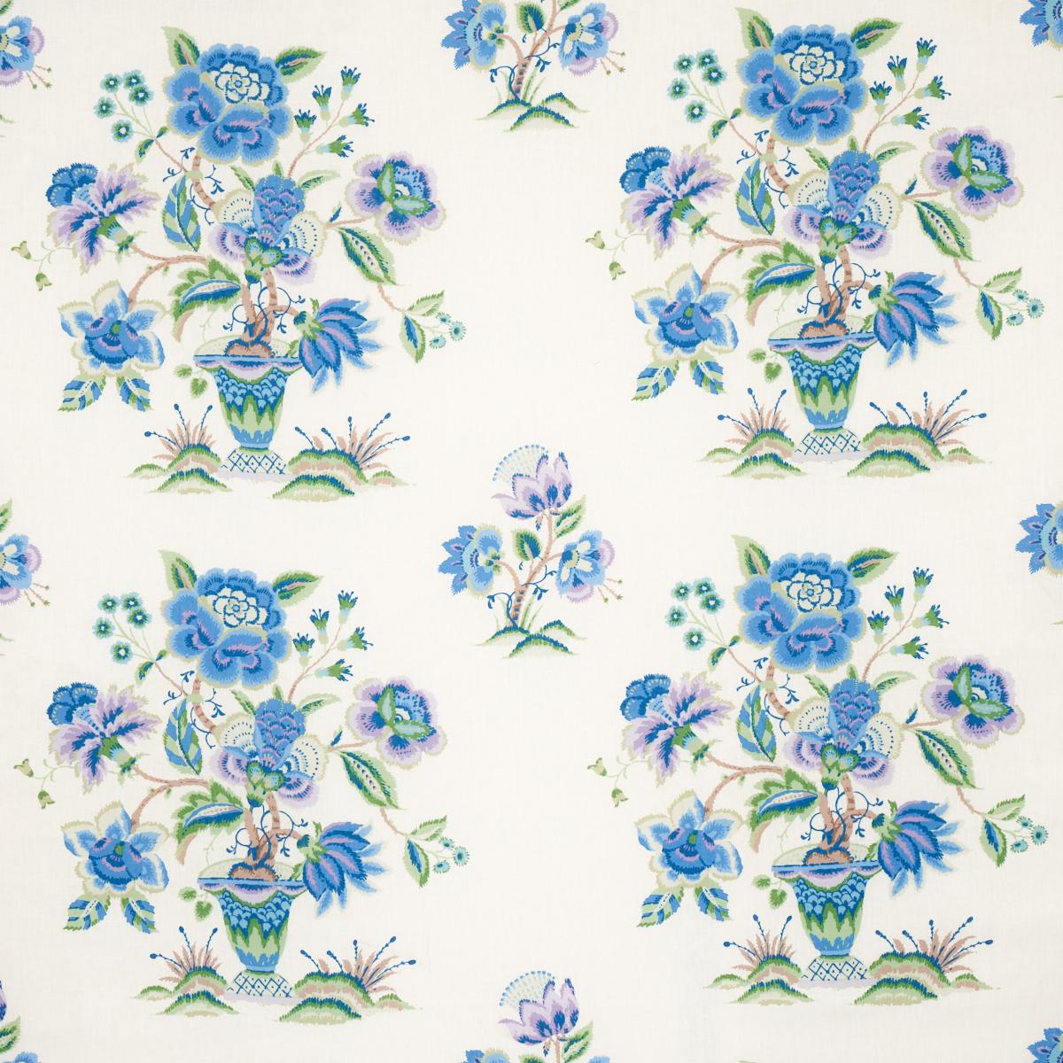 ASHFORD LINEN CORNFLOWER AND LILAC