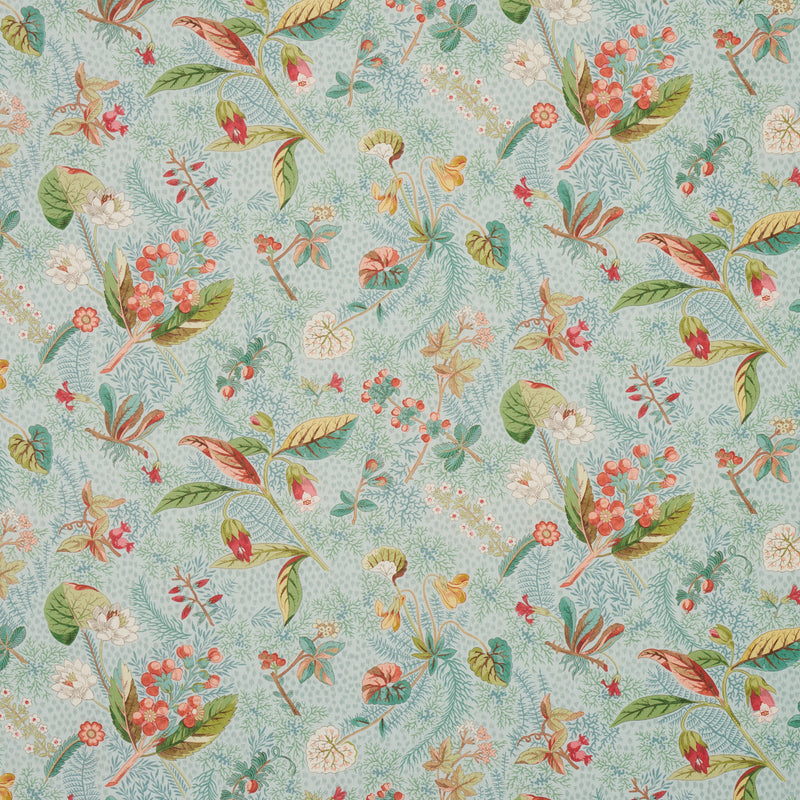 Schumacher BLACKWELL LINEN SKY  | Atlanta Fabrics