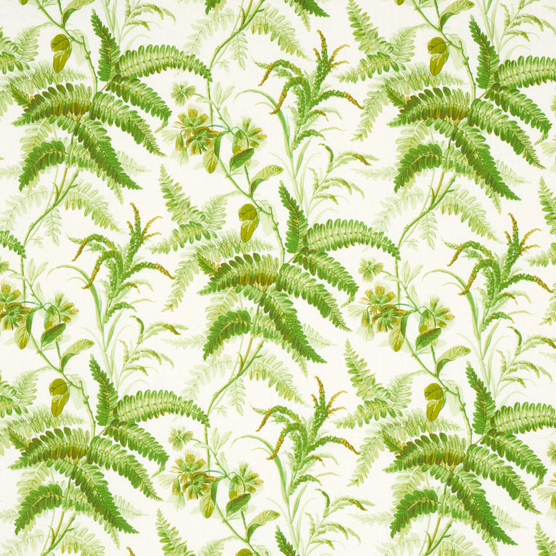 Schumacher MYERS FERN LINEN TROPICAL  | Atlanta Fabrics