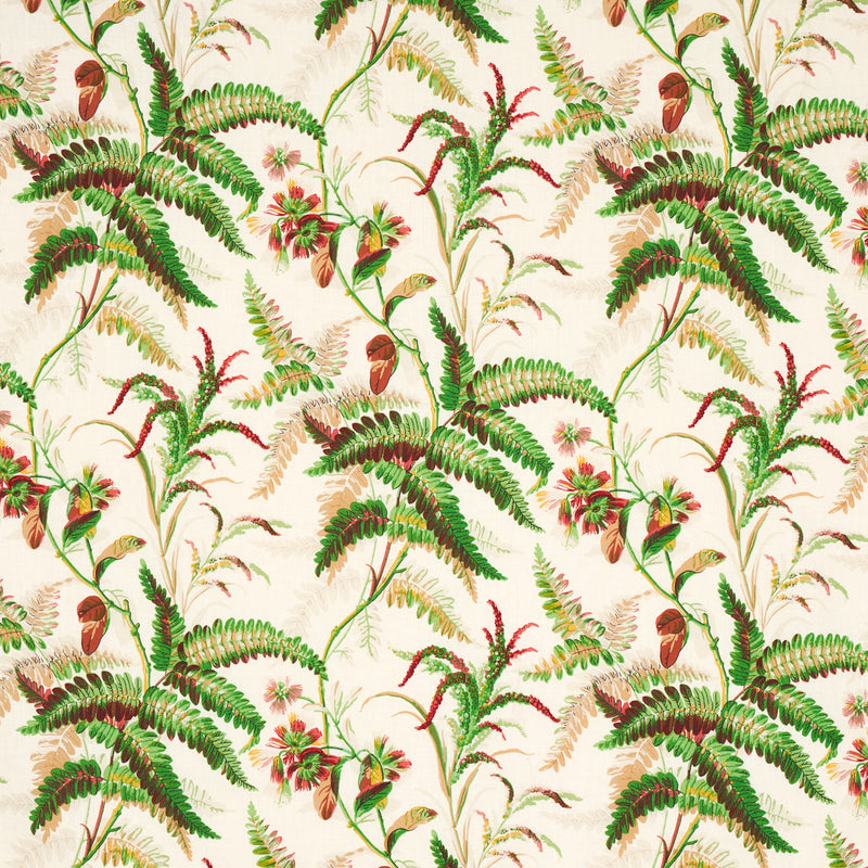 Schumacher MYERS FERN LINEN DOCUMENT  | Atlanta Fabrics