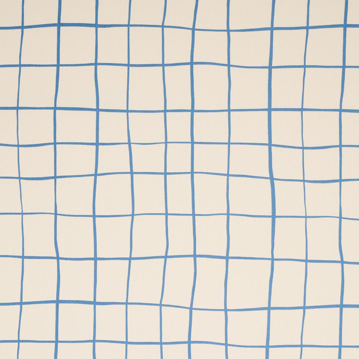 Painterly Windowpane Blue