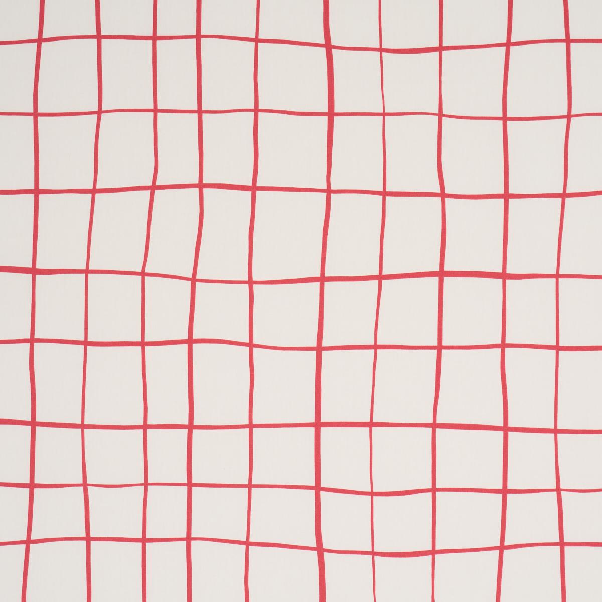 Painterly Windowpane Red