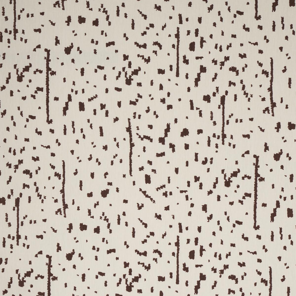 Schumacher BESPOTTED BROWN Fabric | Atlanta Fabrics
