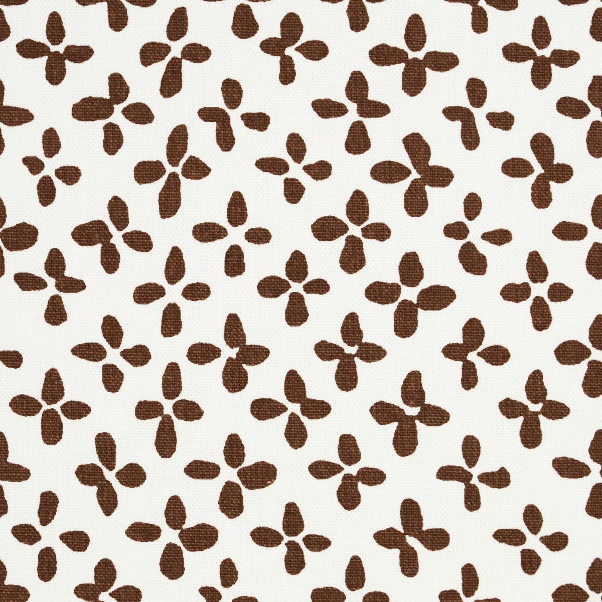 Schumacher Emerson Brown Fabric | Atlanta Fabrics