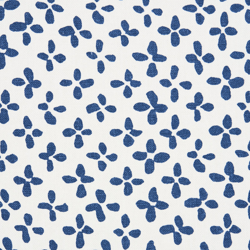 Schumacher EMERSON BLUE Fabric | Atlanta Fabrics