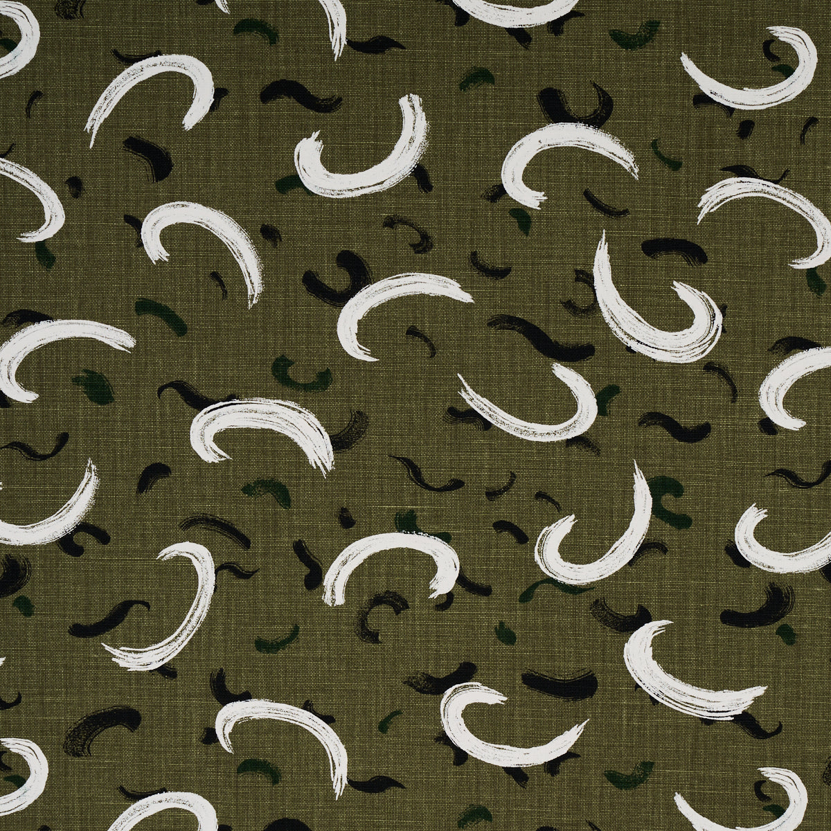 Schumacher BRUSHMARK OLIVE Fabric | Atlanta Fabrics